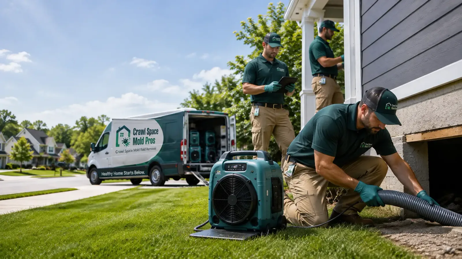 Crawl Space Mold Removal in Shelbyville, MI